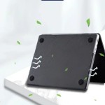 Capa de fibra de carbono para laptop, para macbook pro air 13 14 15 16 2025 2024 2023 2022 2021 2020 2019 2018 2017 2016, capa dura m4 m3 m2 m1