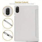 Para xiaomi redmi pad 2 pro caso 2025 12.1 polegada magnética flip capa tri-fold suporte pu capa traseira tablet casos auto sleep/wake