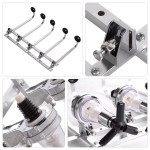 Dispensador de licor de parede, 4/5/6 garrafas, suporte de mordomo de barra para bebidas de álcool, bebidas de uísque, 4-6 tiros, suporte de dispensador de vinho