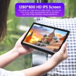 BAKEN Global Edition tablet PC de 10 polegadas, sistema Android 15, processador quad-core, 12 GB + 64 GB, suporta expansão de 1 TB, WiFi, 6000 mAh