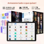 10 Polegada android 15 tablet 8 núcleo tablets 24(4 +20)gb + 128gb 1tb expansão wifi6 5mp + 8mp stylus teclado mouse fone de ouvido pc pad conjunto