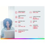 Notebook Dell Inspiron 15 I15-I3100-A15P Intel Core 3 8GB RAM 512GB SSD 15,6" Full HD Windows 11 I15-I3100-A15P