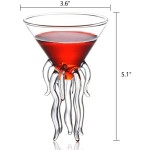 Copo de coquetel criativo-porcupina peixe/cisne/rosa/octopus/pássaro design copo de coquetel, copo de bebida novidade para ktv bar festa noturna