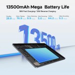 Versão global doogee tab e3 max tablet pc android 15 gemini ai 14 ''2.1k tela 8gb ram 256gb 13500mah bateria grande almofada inteligente