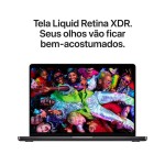 Notebook MacBook Apple Pro de 14" M5 Memória Unificada de 16GB e SSD de 512GB Preto‑espacial