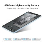 Versão global doogee u11 android 15 tablet 11 "ultra-claro 90hz display 16gb (4 +12) 128gb 8580mah bateria unisoc t606 octa-core