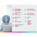 Notebook ASUS Vivobook Go 15 E510KA-BR808WS 4GB RAM 128GB eMMC 15,6" Windows 11 Intel UHD Graphics 90NB0UJ5-M017U0