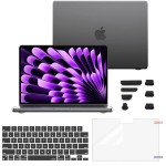 Capa para laptop compatível com MacBook Air 13,6 polegadas M4 M3 M2 2025 2024-2022 versão modelo A3240 A3113 A2681