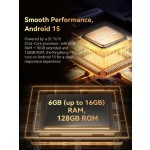 Tablet Android Cubot TAB KingKong Mini, bateria mega de 10200mAh 16GB(6 + 10),128GB, luz de acampamento, tela de 8,68 polegadas, câmera de 48MP, GPS