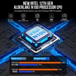 Gmktec g2 mini pc windows 11 pro intel 12th gen alder lake n100 mini pc ddr5 12gb ram 512gb rom wifi 6 bt5.2 computador desktop