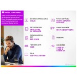 Notebook Gamer Acer Nitro V15 Intel Core i5 512GB SSD 16GB RAM 15.6” Full HD 165Hz IPS NVIDIA RTX 4050 6GB Linux ANV15-52-52XM