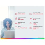 Notebook Lenovo IdeaPad Slim 3i Intel Core i5 13420H 8GB RAM 512GB SSD 15,3" WUXGA Windows 11 Intel UHD Graphics 83NS0002BR