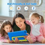 Tablet infantil android 15 tablet para crianças 10 polegadas 8gb + 64gb 8 núcleos com estojo 1tb tf expansível para crianças pequenas controle parental