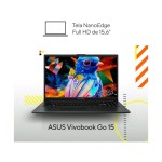 Notebook ASUS Vivobook Go 15 AMD Ryzen 5 7520U 8GB RAM 512GB SSD 15,6" Full HD Windows 11 E1504FA-NJ836W