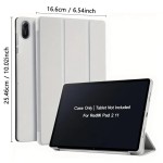 Para xiaomi redmi pad 2 pro caso 2025 12.1 polegada magnética flip capa tri-fold suporte pu capa traseira tablet casos auto sleep/wake