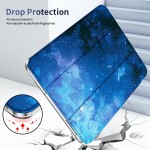 Capa inteligente vermelha melancia para iPad (A16) 11a geração 2025/iPad 10a 10,9 2022, capa fina translúcida rígida para tablet PC