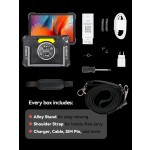 Tablet Android 15 Cubot TAB KingKong S, bateria de 15300 mAh, 16 GB (6+10), 256 GB, tela de 10,1 polegadas com 90 Hz, luz de acampamento, câmera de 48 MP