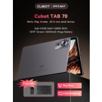 Cubot TAB 70, 2025 Novo Tablet Android 14, Octa-Core, 16 GB de RAM (6 GB + 10 GB), 128 GB de ROM, tela HD + 10,95 ", 8200 mAh, GPS, identificação facial