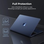 Capa para laptop compatível com MacBook Air 13,6 polegadas M4 M3 M2 2025 2024-2022 versão modelo A3240 A3113 A2681