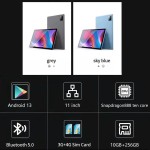 Tablet Android original, 10.1, 12GB de RAM, 256GB ROM, Android 13, Octa Core, 3G, 4G LTE, Internet, Wi-Fi, Internet, BT teclast