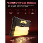 Tablet Android 15 Cubot TAB KingKong S, bateria de 15300 mAh, 16 GB (6+10), 256 GB, tela de 10,1 polegadas com 90 Hz, luz de acampamento, câmera de 48 MP